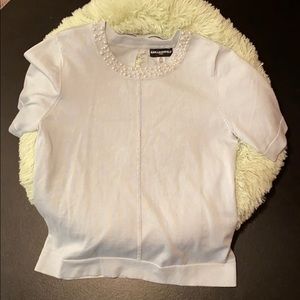 Pearl detailed sweater